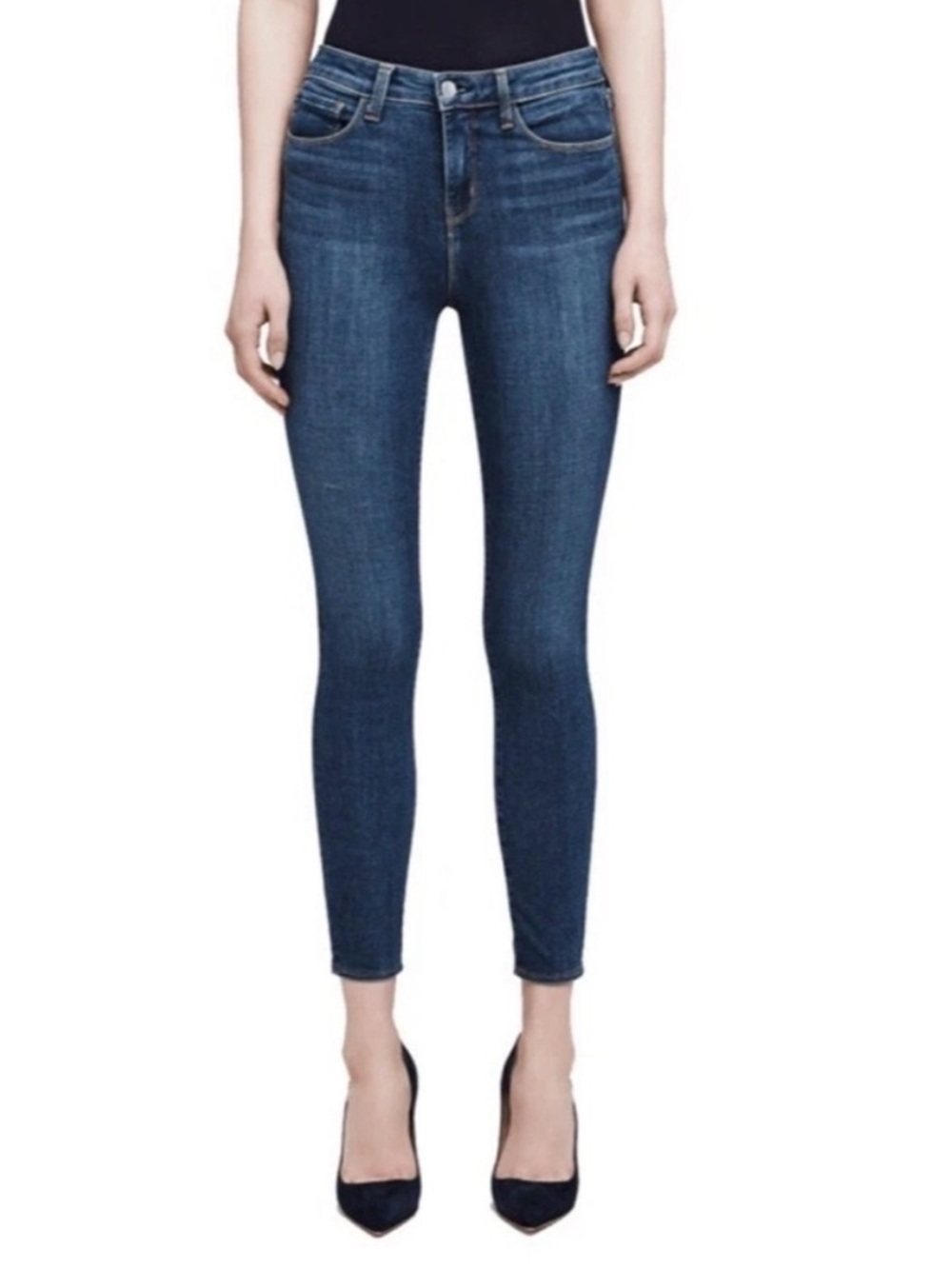 L’Agence Margot High Rise Skinny Ankle Jean size 25 dark wash
